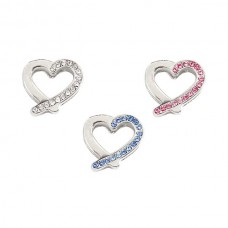 Open Heart Slider Charm